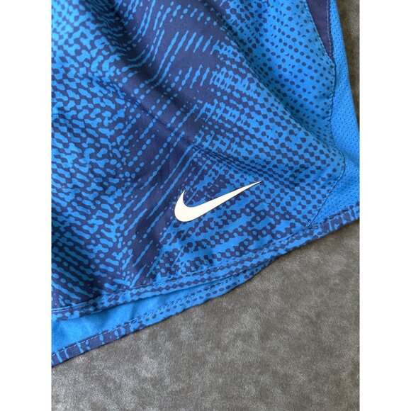 Nike Dri-Fit Shorts Blue/Black Pattern Women's Small - 3.5in Inseam - Picture 5 of 7